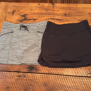 Athleta Gray and Black Women's Skirts